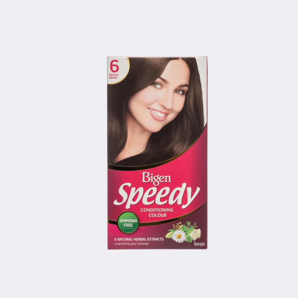 Bigen 6 Women Speedy Med Brown