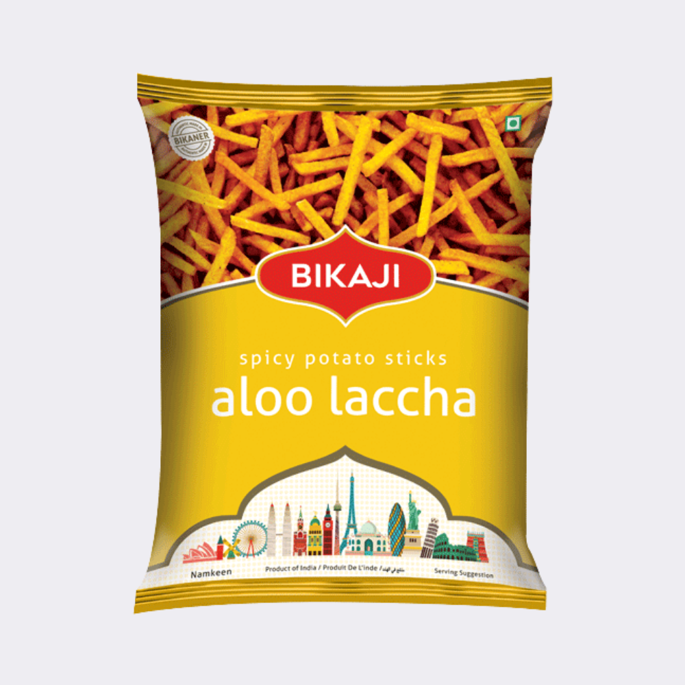 Bikaji Alu Lachha Spicy Potato Sticks