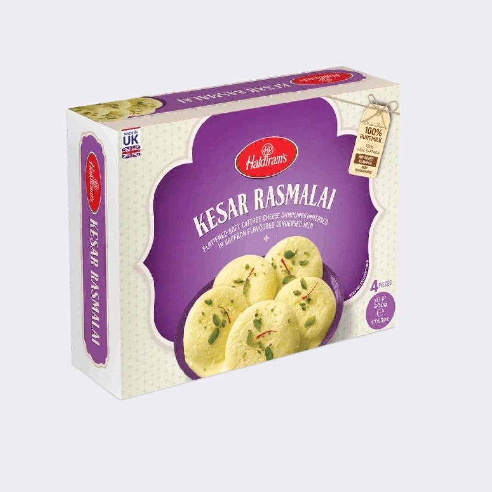 KESAR RASMALAI (4 PCS)