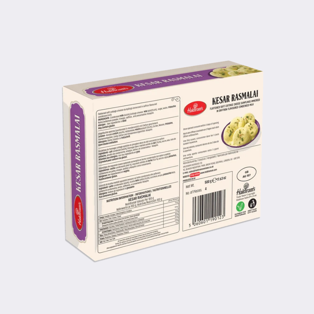 KESAR RASMALAI (4 PCS) - Image 2