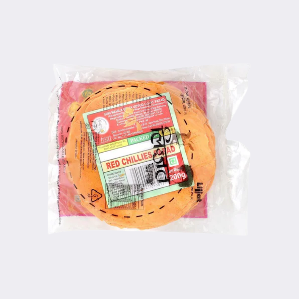 Lijjat Papad Red Chilli