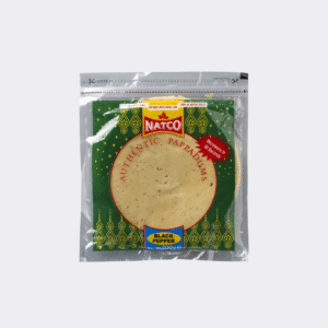 Papadoms Black Pepper Natco (M)