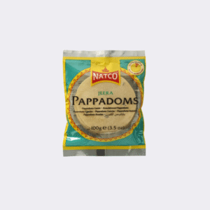 Pappadoms Jeera 3 Inch Madras