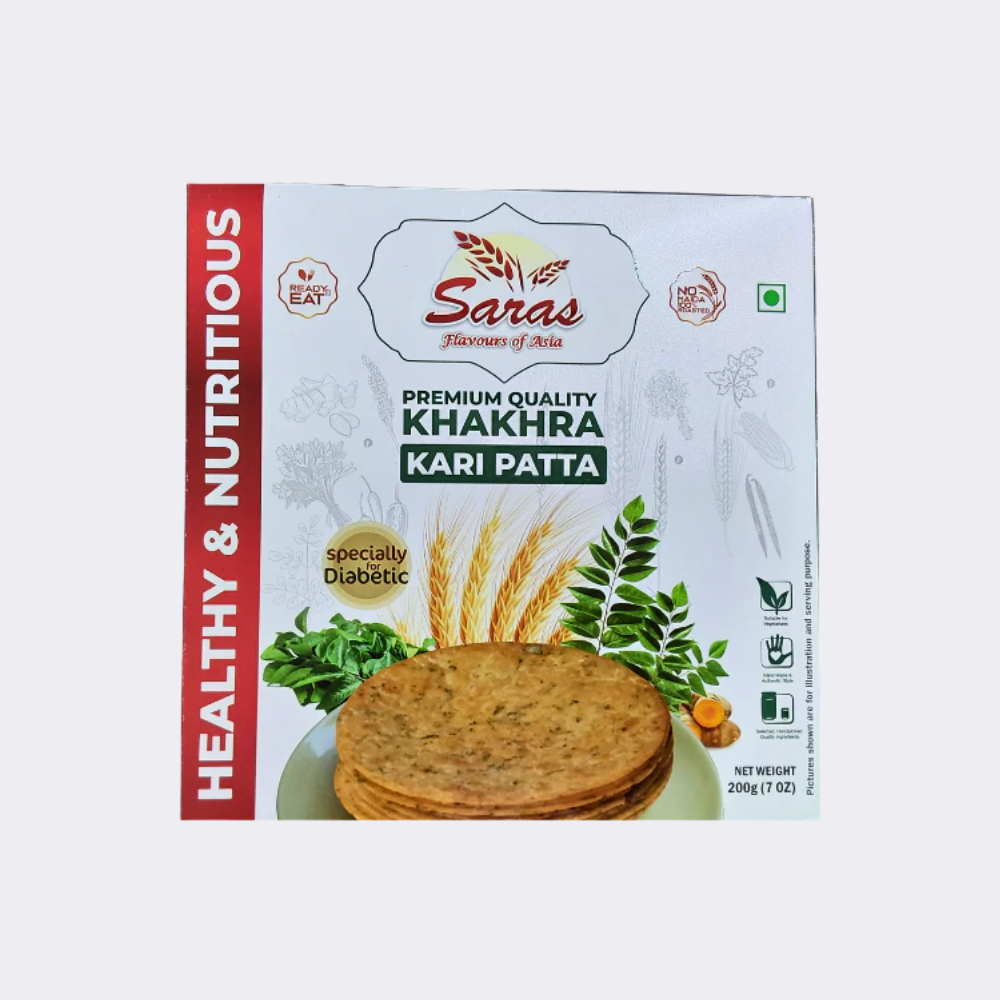 Saras Kari Patta Khakhra