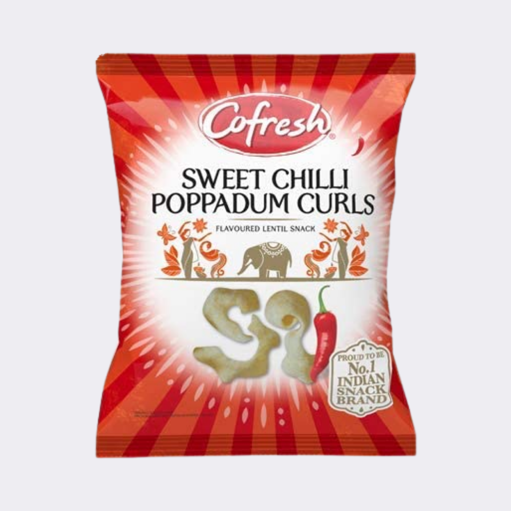SWEET CHILLI CURLS POPPADUM