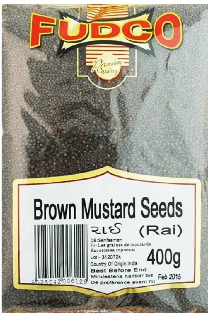 Fudco brown mustard seeds (400gm)